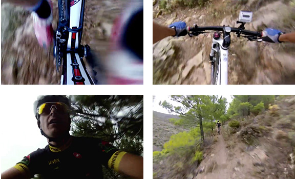 Test of equipments with Mountain Bikes in Almería