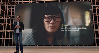 Presentacion gafas AR de Google 2022