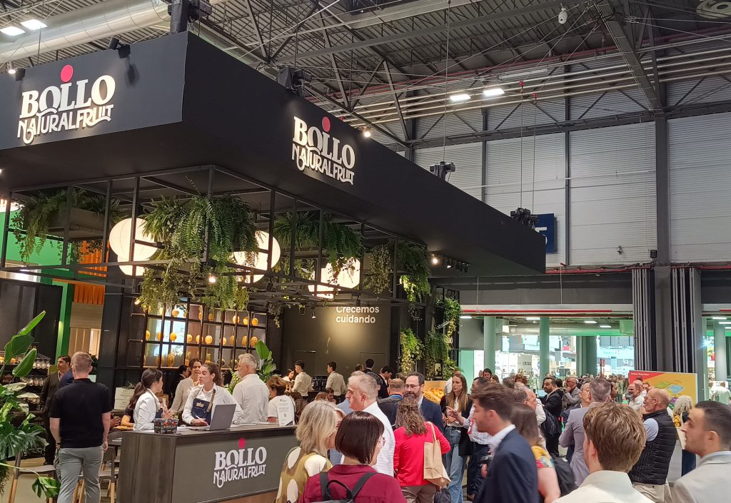 Foto expositor Bollo, realizada en Fruit Attraction por DDInteractiva